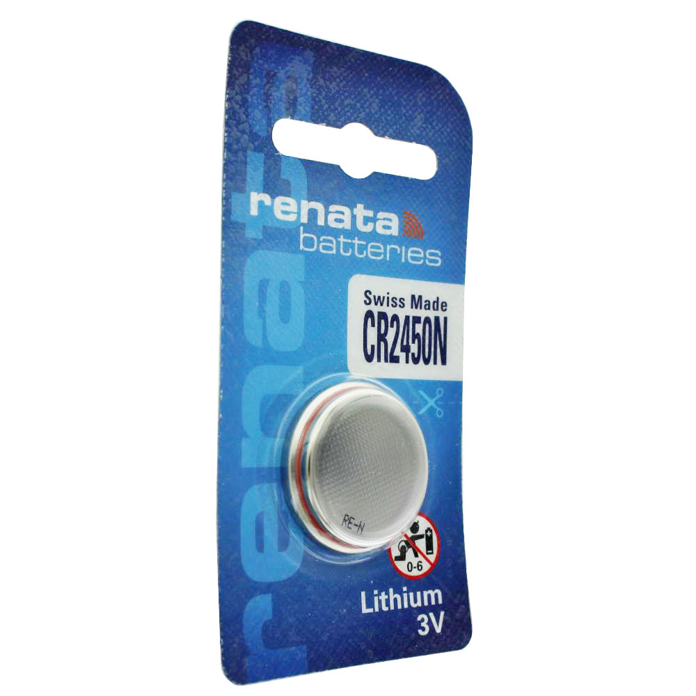 N Version 4 x Renata CR 2450N 3V Lithium Knopfzelle Batterie im Blister 