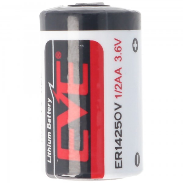Eve Lithium 3,6V Batterie ER14250V 1/2AA Batterie -55 °C bis 85 °C Grad