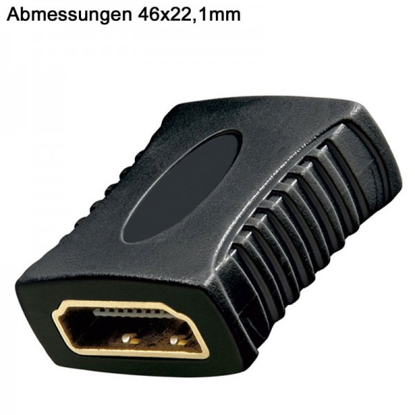 HDMI/HDMI Adapter HDMI™ A-Buchse auf HDMI™ A-Buchse