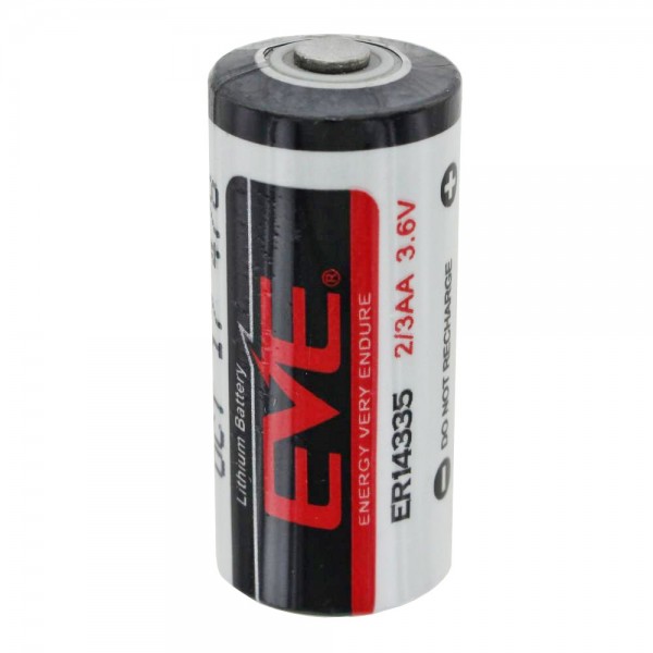 Lithium 3,6V Batterie ER 14335, 2/3 AA ER14335 Standard