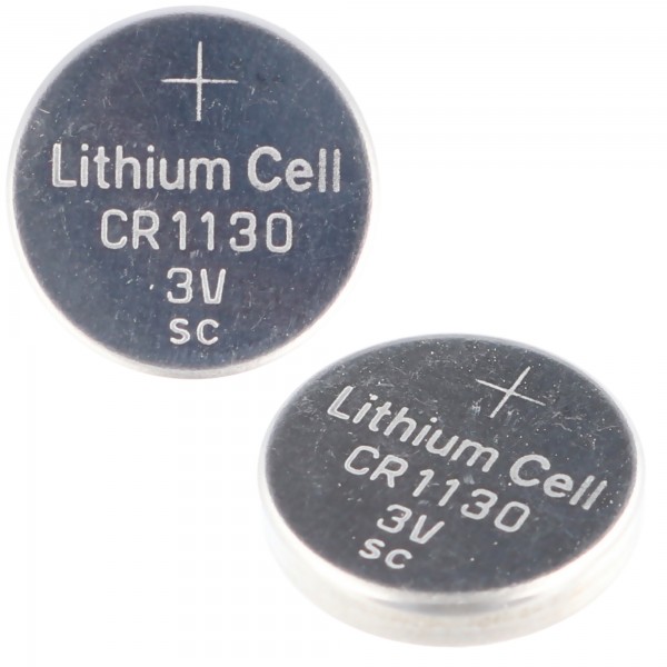 CR1130 Lithium Batterie 3,0 Volt Battery CR1130 3Volt 2 Stück