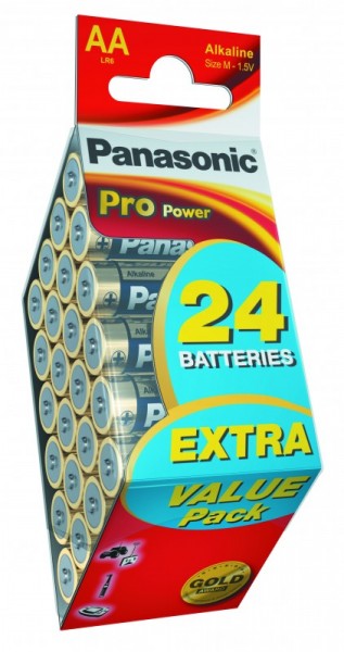 Panasonic Pro Power Mignon / AA / LR6 Batterien im 24er Pack