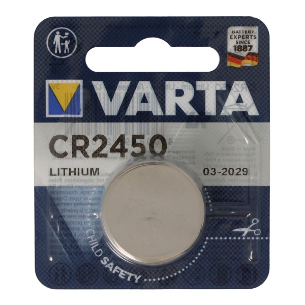 Varta CR2450 Lithium Batterie IEC CR 2450