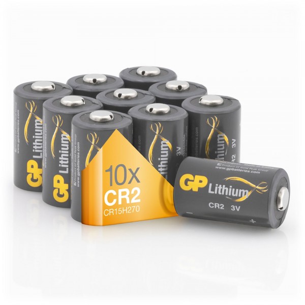 CR2 GP Photo-Lithium Batterie 10 Stück