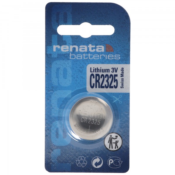 Renata CR2325 Lithium Batterie IEC CR2325, BR2325 max. 190mAh