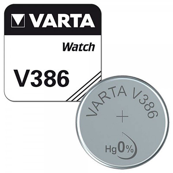 15 x VARTA Uhrenbatterie V386 SR43SW 115mAh 1,55V SR43 AG12 Knopfzelle 