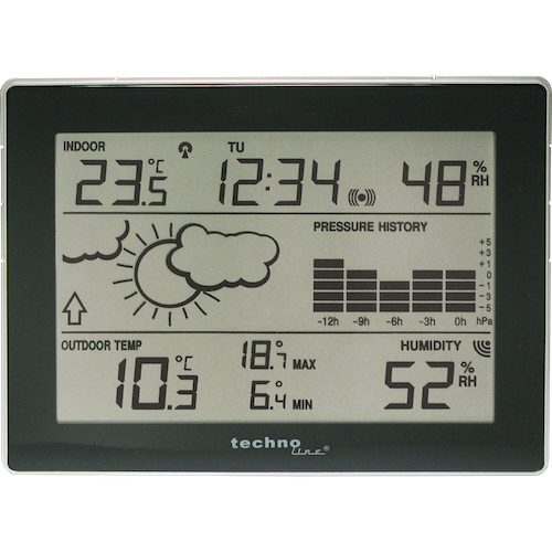 WS 9274-IT - Moderne Wetterstation mit LCD Display