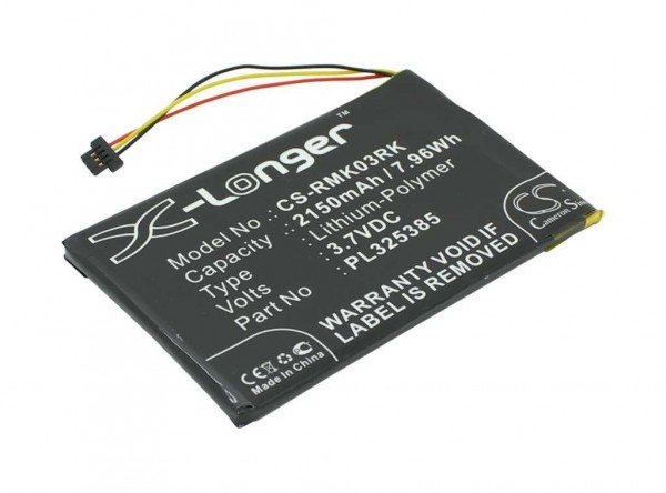 Ersatz-Akku LiPoly 3,7V 2150mAh passend für Razer Turret Gaming Lapboard