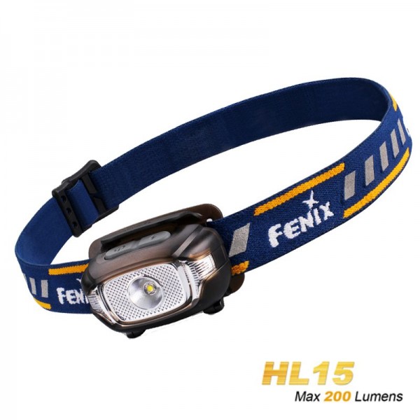 Fenix HL15 LED Stirnlampe inklusive Batterien, max. 200 Lumen