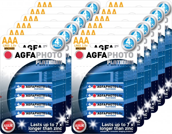 Agfaphoto Batterie Alkaline, Micro, AAA, LR03, 1.5V Karton (48-Pack)