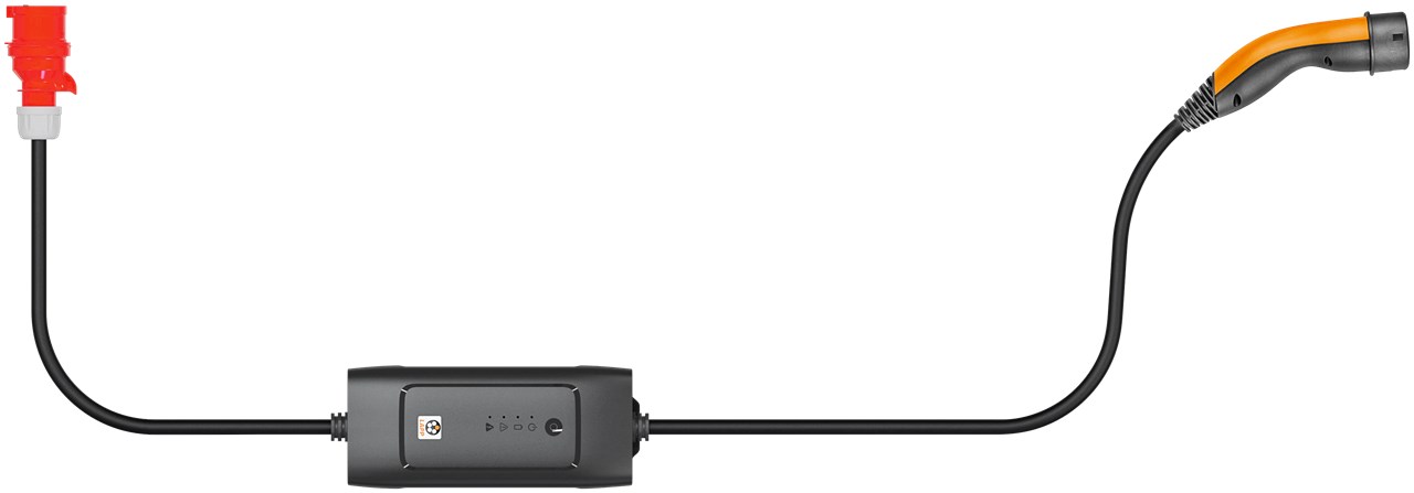 Ladekabel für Elektroautos mit SchuKo-Stecker auf Typ 2 Mode2 230V 13A  1-Phasen Ladetechnologie mit max. 3kW nur 1,79KG