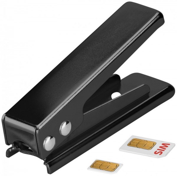 SIM-Karten Stanze Micro, Kartenstanze SIM auf Micro-SIM, schwarz