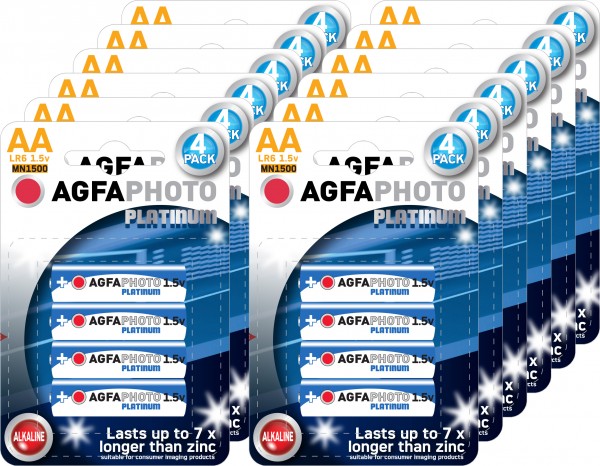 Agfaphoto Batterie Alkaline, Mignon, AA, LR06, 1.5V Karton (48-Pack)