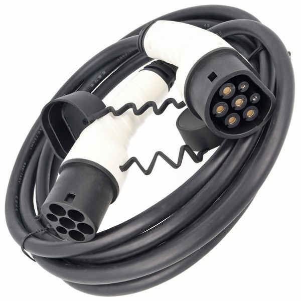 Ladekabel für Elektroautos Anschlussart Typ 2 auf Typ 2 EU Norm 62196 EV  charging cable 2KG, für Elektroauto, Ladegeräte