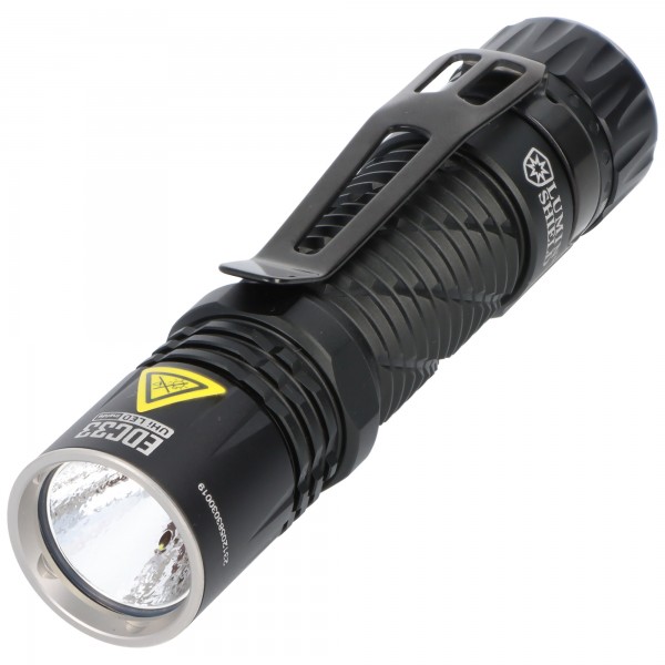 Nitecore EDC33 LED-Taschenlampe mit bis zu 4000 Lumen, NiteLab UHi-20-MAX LED, taktische Taschenlampe mit LUMIN SHIELD