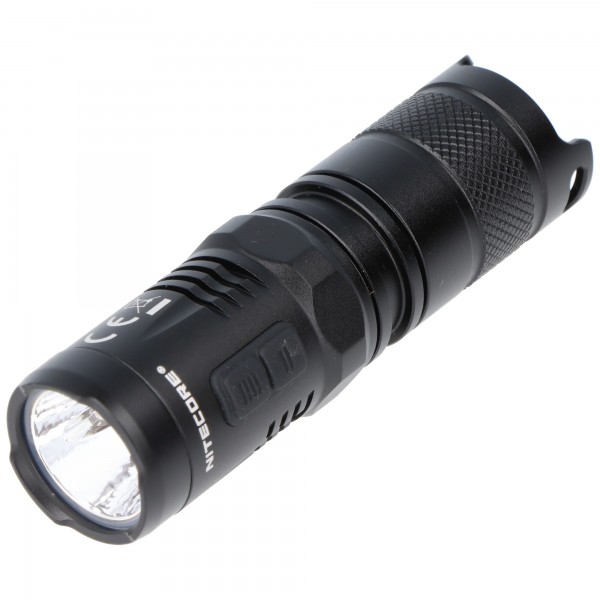 Nitecore MT10C LED-Taschenlampe mit bis zu 920 Lumen, Multitask Taschenlampe, mit zwei Side-Switches und Rotlicht-Mode