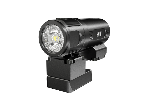 Nitecore HM01, taktische Helmlampe, ideal geeignet zur Montage an einen Einsatzhelm mit ARC-Schiene, 320 Lumen, 3D Schwenk-System
