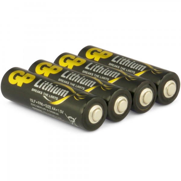 AA Batterie GP Lithium 1,5V 4 Stück