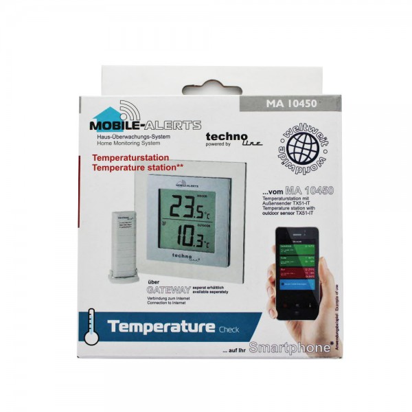 Temperaturstation mit Innen- und Außenfühler, das Haus-Überwachungs-System für Ihre Temperaturen