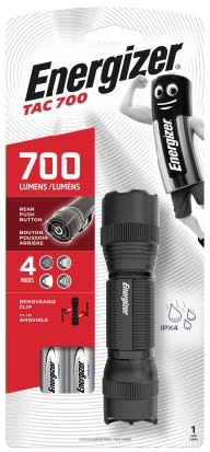 Energizer taktische LED-Taschenlampe, LED-Lenser TAC 700 inkl. 2x 2CR123 Batterrien