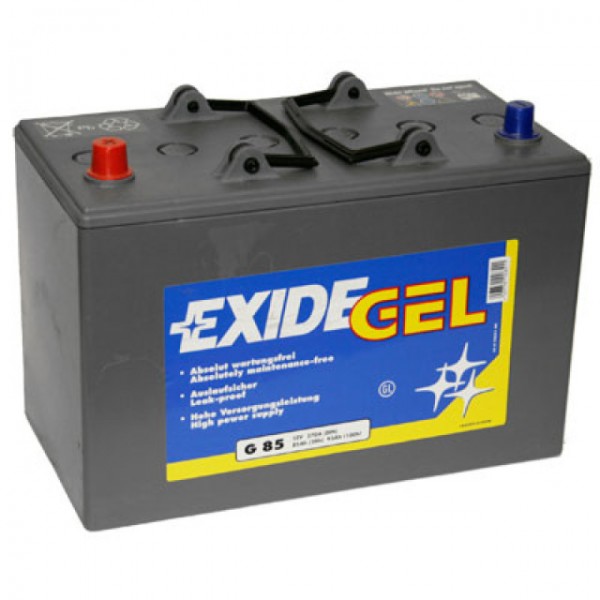 Exide Equipment Gel ES 950 (G85) Blei Akku mit A-Pol 12V, 85000mAh