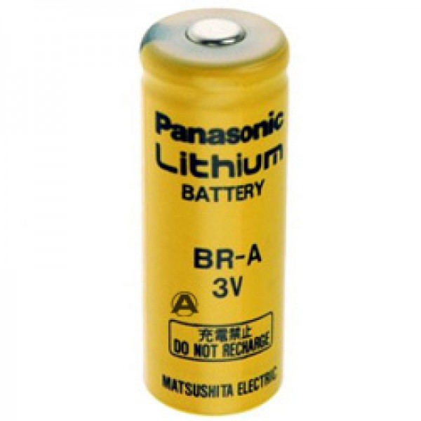 BR-A Panasonic Lithium Batterie ohne Lötfahne, 3,0 Volt