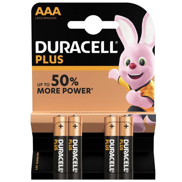 DURACELL Plus Micro/AAA 4er Pack
