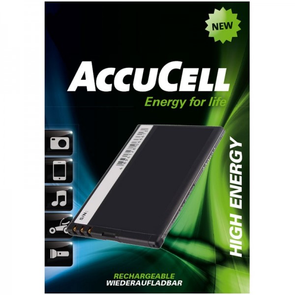 AccuCell Akku passend für Nokia 808 PureView, N9