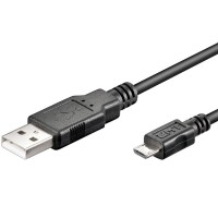 USB 2.0 Hi-Speed Kabel A Stecker auf micro B Stecker