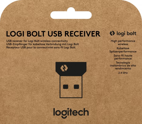 Logitech USB Receiver, Wireless, Bolt für Tastaturen, Mäuse, Business